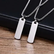 304 Stainless Steel Punk Minimalist Polishing Square