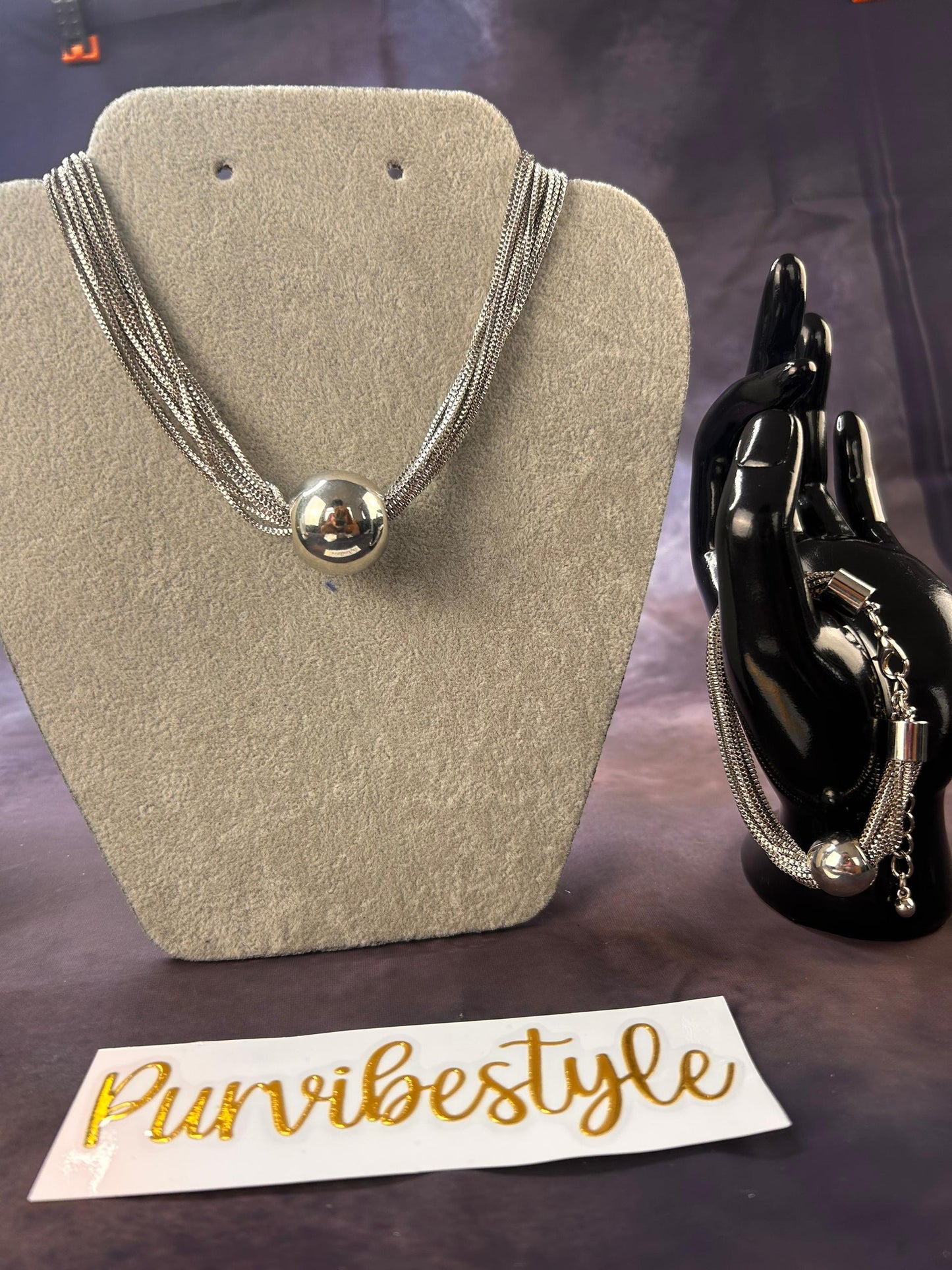 Exaggerated Ball Titanium Steel Polishing Chain Choker