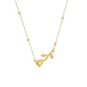 Fashion Geometric 304 Stainless Steel 18K Gold Plated Plating Necklace