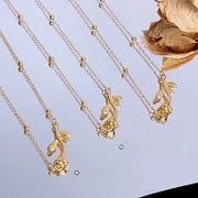 Fashion Geometric 304 Stainless Steel 18K Gold Plated Plating Necklace